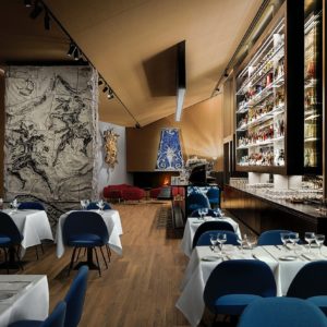 Restauracja Torre w Fondazione Prada w Mediolanie