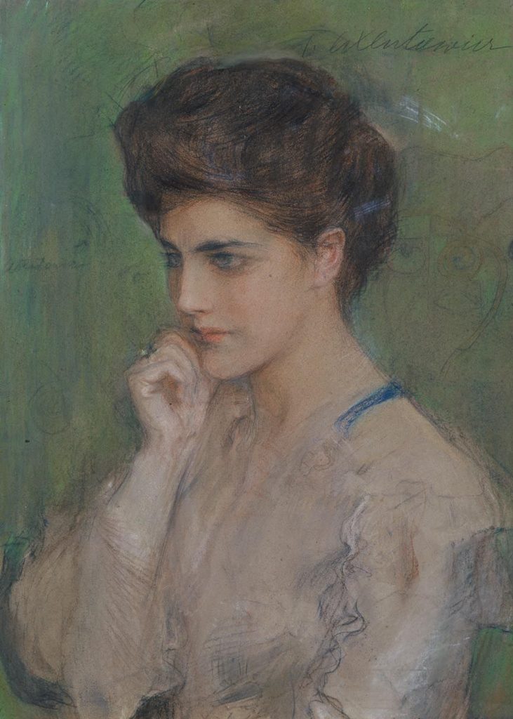 Portret Kobiety, Teodor Axentowicz 