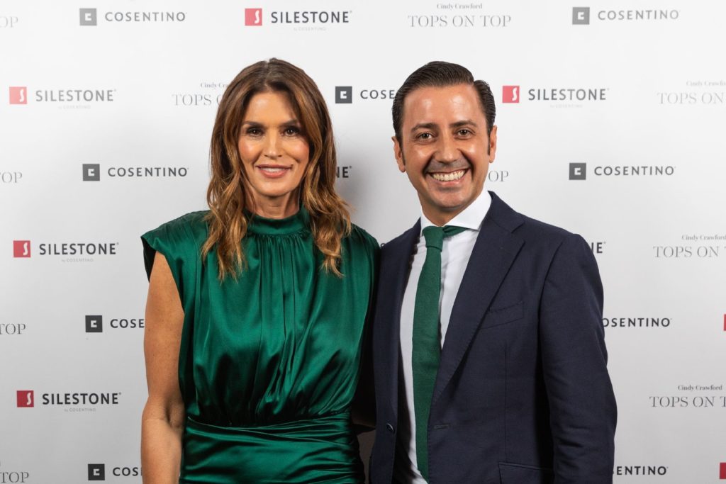 Cindy_Crawford and Eduardo Cosentino_Silestone_London