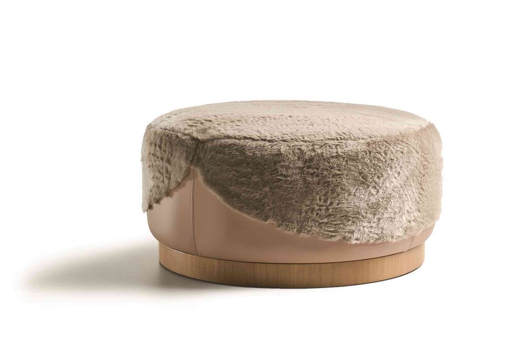 meble inspirowane zimą Fratelli Boffi - In Furs Ottoman - design Analogia Project (2)