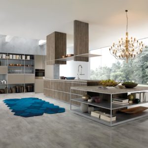 Kuchnia Rastelli Beluga projekt Ferruccio Laviani