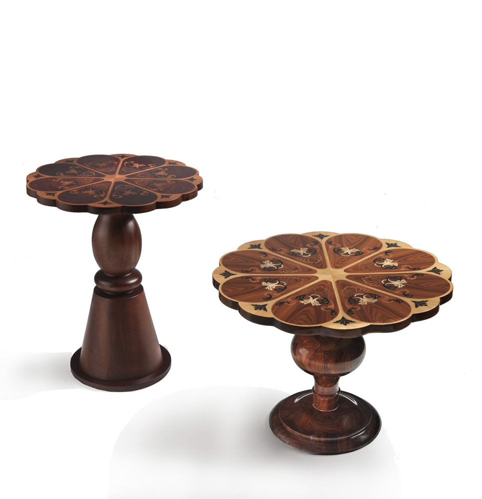 SCALLOPED boffi okrągłe stoliki