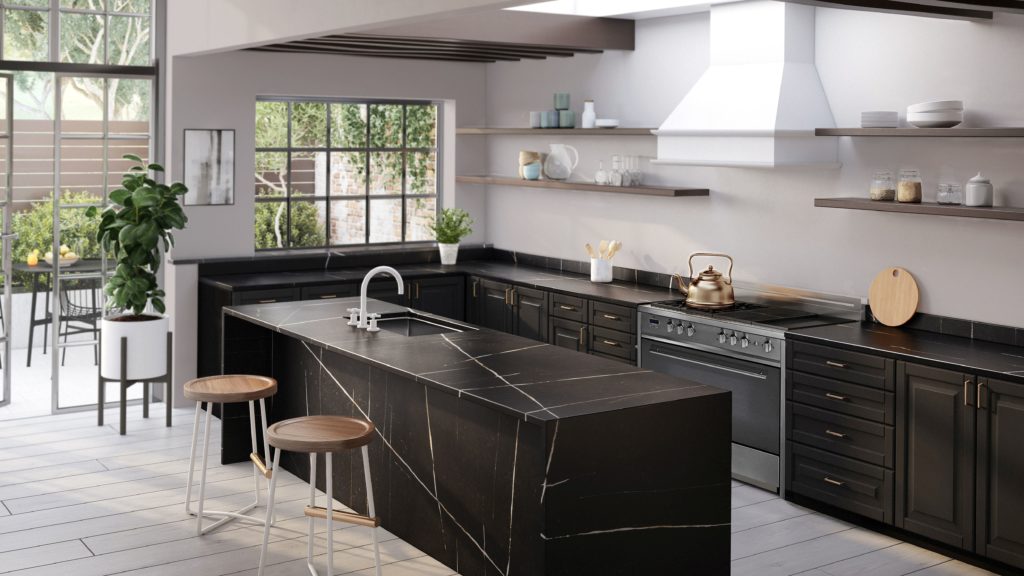 Konglomerat kwarcowy Silestone Eternal Noir_Cosentino_3