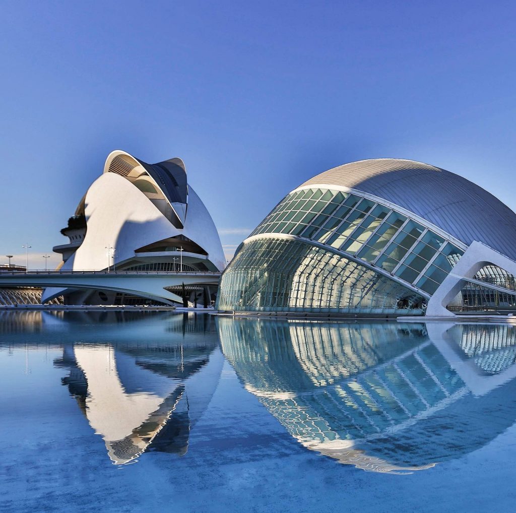 Spain, Valencia City, the city of Arts and Science - Santiago Calatrava