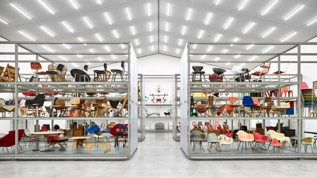 The Vitra Design Museum storage 