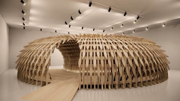 Triennale NGV botanical pavilion 2020 kengo kuma geoff nees