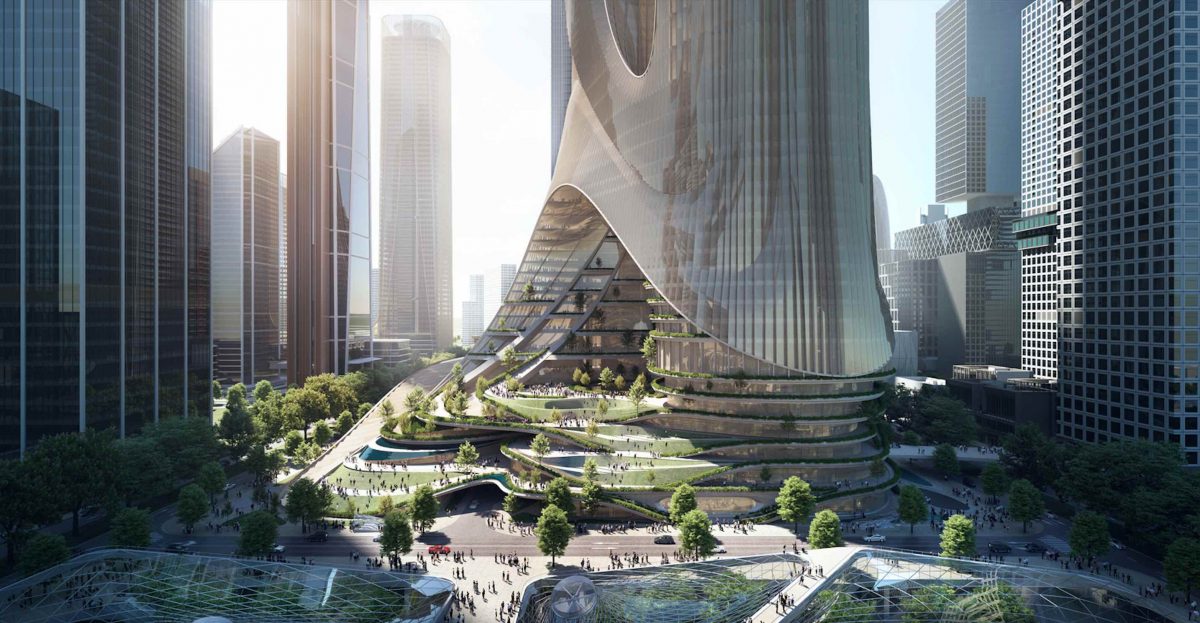 Zaha Hadid Architect Shenzhen_Tower_C ultra wysokie wieżowce 02