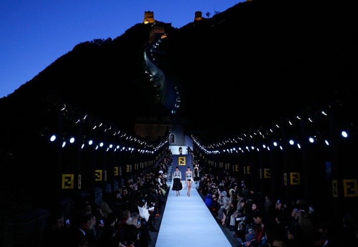 Fendi fall 2007 at the Great Wall of China. © Lucas Dawson