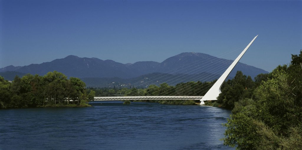 Santiago Calatrava redding-sundial-footbridge-01